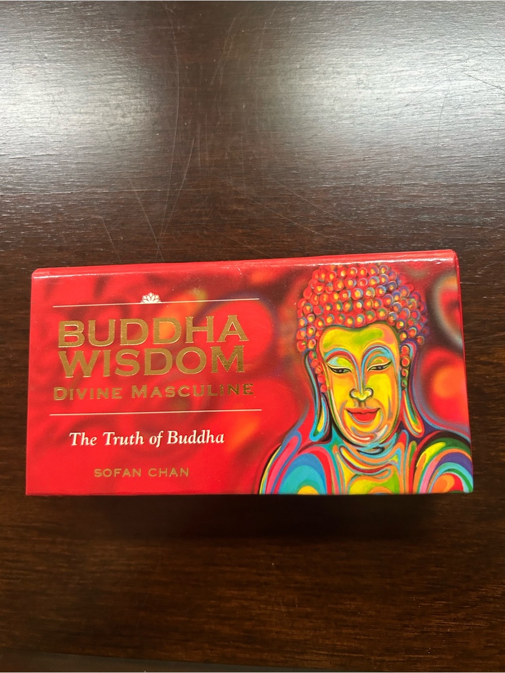 Buddha Wisdom Divine Masculine Deck - Red Multicolor Box
